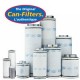 Can Filters 250m3/H Ø125mm