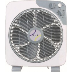Ventilateur BLT Plat carré + grille rotative (Box Fan) 30 cm