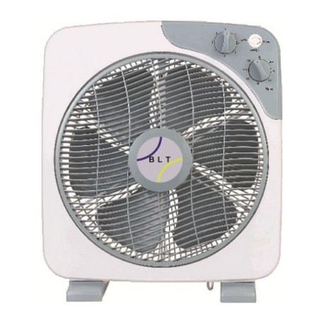 Ventilateur BLT Plat carré + grille rotative (Box Fan) 30 cm