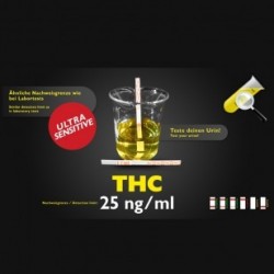 THC test d'urine sensible 25ng