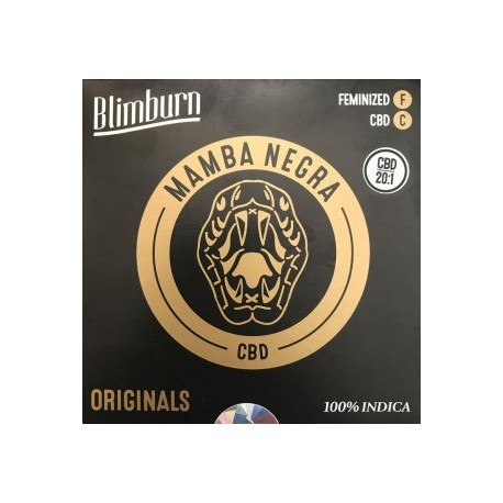 BlimBurn Mamba Negra CBD 20:1 9x graines.